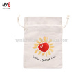 High-end creative canvas drawstring bag